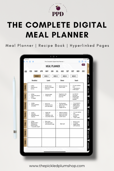 The Complete Digital Meal Planner
