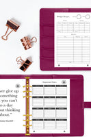 Deluxe Life Planner Printables(Black and White + Color) {76 Pages}